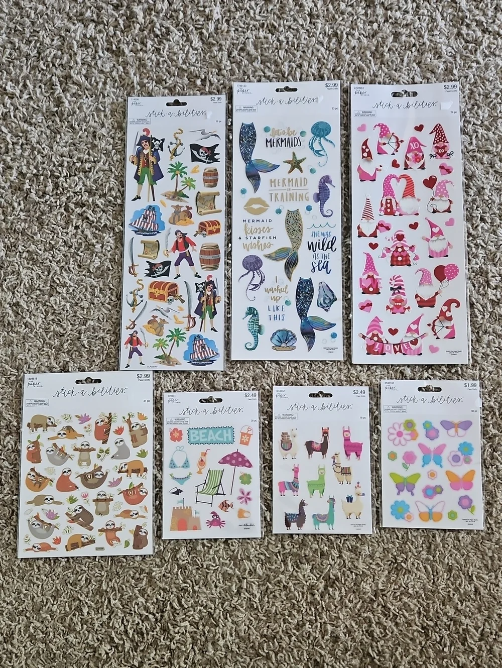 Assorted Decorative Stickers